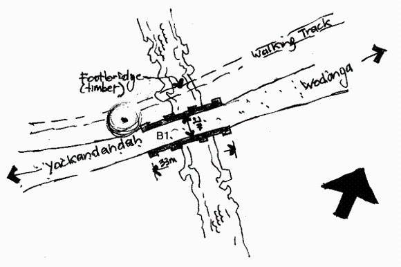 bridge over commissioners creek yackandandah plan