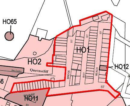 Borough of Queenscliffe Heritage Overlay map
                   