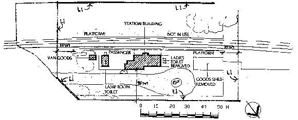 bannockburn railway station plan