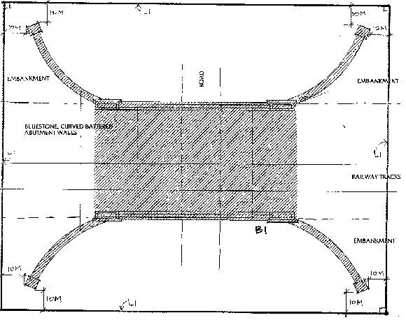 rail bridge at elaine plan