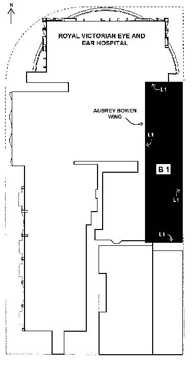 royal victorian eye and ear hospital aubrey bowen wing plan