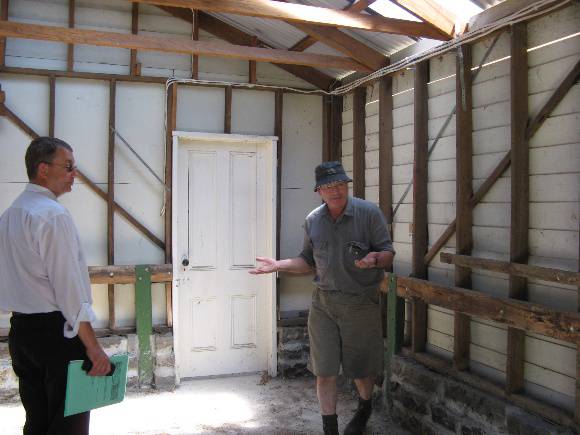 Clonard homestead complex_garage interior