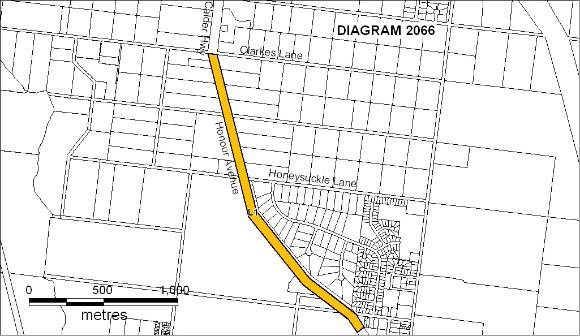 H2066 woodend avenue of honour plan