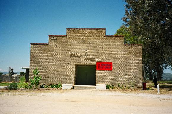 Baranduda Hall, front (west) elevation
