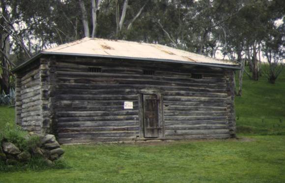 former log lock up blair street harrow log cabin jul95
