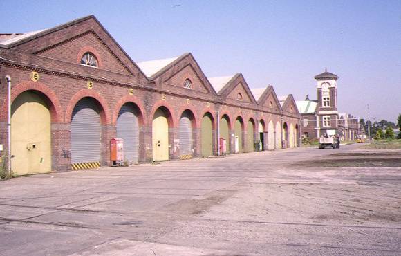1 former railway workshops champion road newport east block of workshops feb1994