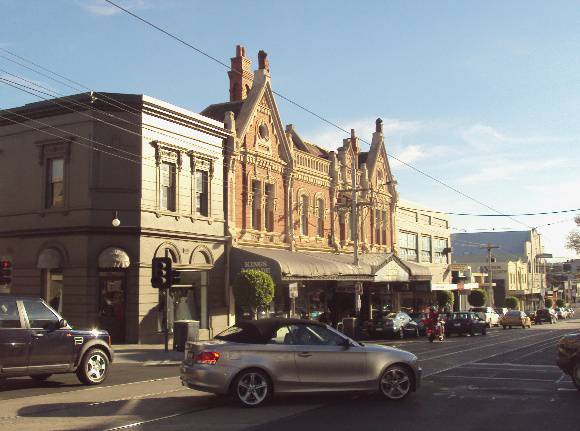 High Street looking west front kooyong Road