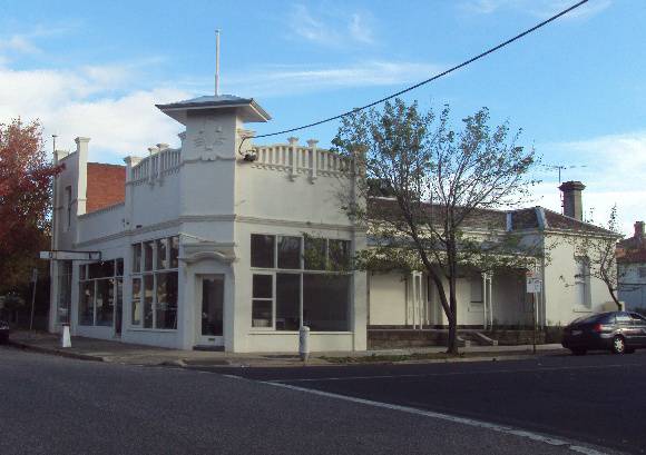 Late Edwardian shops and attached Victorian residence on the corner of Armadale Street and Fetherston Street