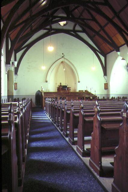H00633 st giles church gheringhap street geelong interior view of church