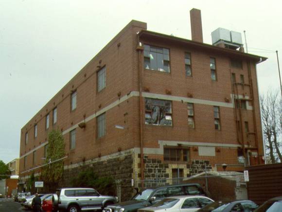 HER2001 001296 rvib st kilda rd factory workshop from north west 2001